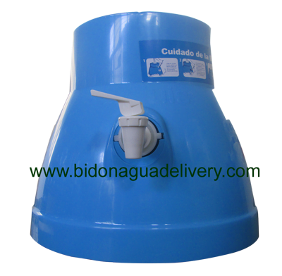 DISPENSADOR CELESTE PARA BIDON DE AGUA SAN LUIS DE 20 LITROS