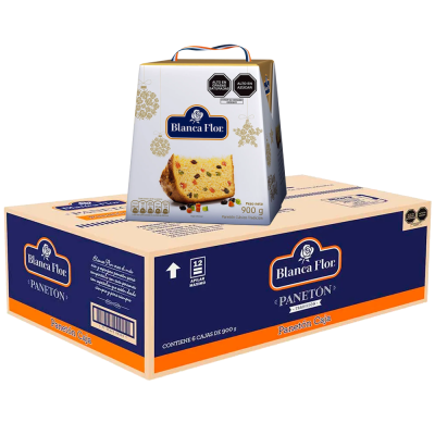 Distribuidora de Panetón Blanca Flor 900g en caja Lima para empresas y familias