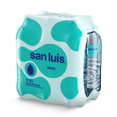 Botella de Agua de mesa San Luis  750 ml x 15 botellas descartables en San Isidro