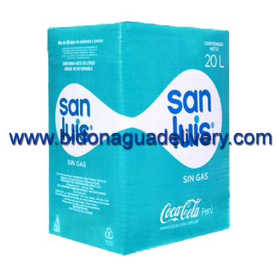 Caja de agua San Luis 20 lt descartable con caño